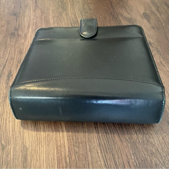 Vintage Franklin Covey Planner Full Grain Nappa Leather Brown